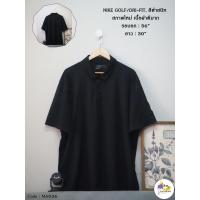ราคา เสื้อคอปกมือสองสีดำ แบรนด์ Nike (21423078655)