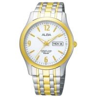 ราคา ALBA นาฬิกาข้อมือชาย-Silver/Gold หน้าปัดขาว - AXND52X1 (47228624)