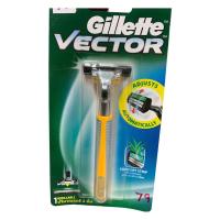 ราคา Gillette vector ด้ามโกนหนวดพร้อมใบมีด และใบมีดเวคเตอร์ Gillette Vector แพ๊ค 2ชิ้น ขายเเยก (19555156458)
