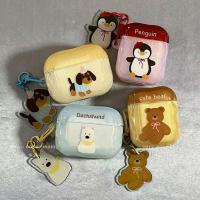 ราคา Ina สีเหลืองสีฟ้าสุนัข Lenovo LP40 เคสหูฟัง LP40 ไร้สาย Lenovo LP40 หูฟังบลูทูธเคสป้องกัน (26731017327)