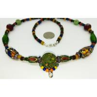 ราคา สร้อยคอ ลูกปัดโบราณ ทรงธรรมชาติ สร้อยหินนำโชค เครื่องประดับ หินแท้ หินมงคล หินรวมสี หินอาเกต หินโมรา งานแฮนด์เมด ของสะสม (1167585652)