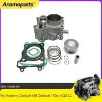 ราคา Motorcycle Engine Scooter Cylinder Kit 58mm Bore Fit For Keeway Outlook150 Outlook 150cc KGG LC QJ1 (51456320442)