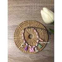 ราคา กำไลข้อมือลูกปัด แบบจี้ห้อยตัวอักษร/งานสั่งทำ (28930097546)