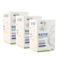 ราคา Natur Disposable Breast Pads เนเจอร์ แผ่นซับน้ำนม 50 ชิ้น (3 ชุด) (286179751)