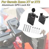 ราคา For Garmin Zumo XT or XT2 Aluminum GPS Lock Kit Locking Mounting Bracket Motorcycle Accessories (49455548998)