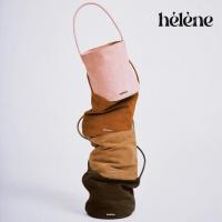 ราคา Helene - กระเป๋าทรงบัคเก็ตหนังกลับ หนังวัวแท้ สไตล์ minimal (29874742267)