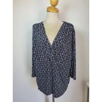 ราคา FF04037 เสื้อผ้ามือสอง ลายสวย แบรนด์ LIZ CLAIBORNE อก 50-55 นิ้ว (22881077785)