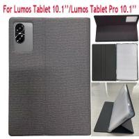 ราคา สําหรับ LUMOS แท็บเล็ตพีซี 10.1 นิ้ว PU หนังขาตั้งสําหรับ Lumos Tablet Pro 10.1 เคสแท็บเล็ต (52253208709)