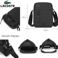 ราคา Lacoste ใหม่ กระเป๋าสะพายไหล่ สะพายข้าง ทรงเมสเซนเจอร์ ทนทาน แฟชั่นสําหรับผู้ชาย (24820848878)