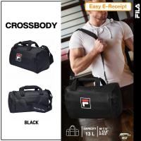 ราคา Fila ฟีล่า กระเป๋าสะพายข้าง กระเป๋าคาดตัว สำหรับผู้ชาย Crossbody Bag CBCK230601U BK (690) (16095589594)