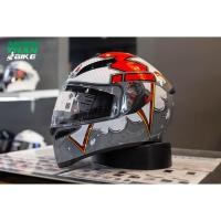 ราคา หมวกกันน็อค AGV รุ่น K-3 SV ลาย Bubble Gray/White/Red (21650606654)
