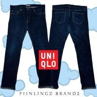 ราคา Uniqlo ริมแดง กางเกงยีนส์ แบรนด์เนม ของแท้% (41772471411)