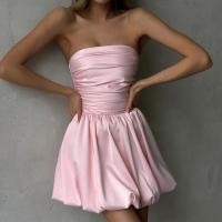 ราคา luxury sexy dress ชุดเดรสกระโปรงทรงบอลลูน สไตล์ใหม่แฟชั่นและเซ็กซี่สายเดี่ยวไหล่ A-hem มินิเดรสสำหรับสตรี (29630777745)
