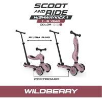 ราคา 【New！】Scoot & Ride Highway Kick 1 Push and Go สกู๊ตเตอร์ และ รถขาไถ 2In1 เพิ่มด้ามจับ และ ที่พักเท้า ของแท้ประกัน2ปี (44050701506)