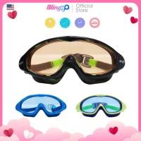 ราคา BLING2O แว่นตาดำน้ำเด็กสีสดใส ยอดฮิตจากอเมริกา ป้องกันฝ้าเเละ UV ถ่ายรูปสวย สายซิลิโคนนิ่ม ไม่พันผม (25113574900)