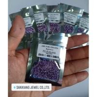 ราคา เเพ็ค 1000 เม็ด ขนาด 1.25 มิล AMETHYST CZ /เพชรรัสเซียสีม่วงอะเมทิส เจียเหลี่ยมก้นเพชร เกรดพลอยคุณภาพ (2014261942)