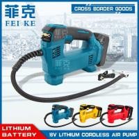 ราคา รถแบตเตอรี่ลิเธียมปั๊มลมปั๊มลมไร้สายรถชาร์จปั๊มลมปั๊มลมขนาดเล็กแบบพกพาปั๊มลม (55104437012)