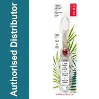 ราคา [ iiMONO ] RADIUS (Made in USA) Toothbrush Tour Travel Brush, Red, BPA Free and ADA Accepted (52605369778)