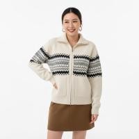 ราคา เสื้อกันหนาวซิปคู่ Beverlay Off Days Christmas Atmosphere Phil Island Jacquard (53104382498)