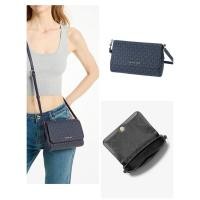 ราคา กระเป๋าสะพายข้าง MK35H8GTTC6B mk Medium Convertible Crossbody Bag สี Navy อะไหล่เงิน ลายMk สีกรมท่า (54002901830)