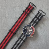 ราคา KNN Strap สายนาฬิกาผ้าไนล่อน นาโต้ คุณภาพสูง เหมาะกับ Seiko 5Sports, Prospex (23512514928)