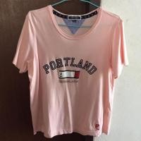 ราคา เสื้อยืดแขนสั้นสีโอรส Portland (1990906054)