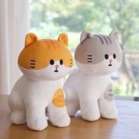 ราคา ส่งด่วน JP ตุ๊กตาแมวญี่ปุ่น แมวส้ม แมวเทา น่ารัก My Home Cat แบรนด์ Fluffy House ของแท้ 23180 (29274406530)