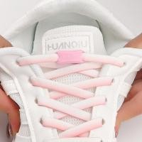 ราคา เชือกผูกรองเท้า แบบแบน ยืดหยุ่น ไม่ผูกเชือก สําหรับเด็ก ผู้ใหญ่ เชือกผูกรองเท้า ไม่มีเชือกผูกรองเท้า สําหรับรองเท้าผ้าใบ ยืดหยุ่น ไล่โทนสี (25705283180)