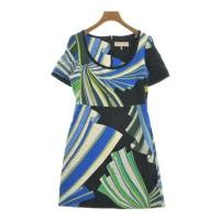 ราคา Emilio Pucci Dress Women black White blue overall pattern Direct from Japan Secondhand (41278504669)