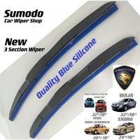 ราคา Sumodo ที่ปัดน้ําฝนรถยนต์ซิลิโคน 1 คู่ (2 ชิ้น) Proton Wira/Iswara/Saga/Saga BLM/Saga FLX/Saga SV/Waja/Gen 2/Persona/Exora/ (51203635922)
