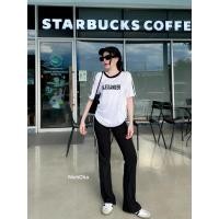 ราคา Nicha Set2ชิ้น เสื้อยืดผ้าTK ไม่หนา กางเกงขาม้าแต่งแถบ2เส้น มีกระเป๋า (25085027683)