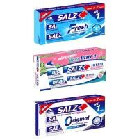ราคา [แพ็ค 2 ฟรี 1] ยาสีฟันซอลส์ Salz 140 กรัม สูตรเกลือสมุนไพร/เกลือชมพู/ออริจินัล (13755641751)