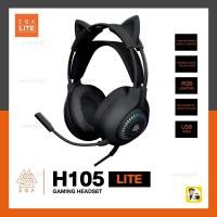 ราคา EGA H105 LITE หูฟังเกมมิ่ง 7.1 (สีดำ) หูแมว ถอดหูได้ (23556564428)