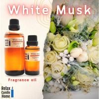 ราคา หัวน้ำหอมทำเทียนกลิ่น White musk Fragrance oil เกรดพรีเมียม สำหรับเทียนเเละเครื่องหอม30ml/100ml- (14648115028)