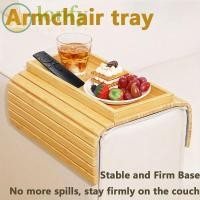 ราคา LONFY ถาดแขนโซฟา, โต๊ะแขนโซฟากันลื่นไม้, โต๊ะข้างประหยัดพื้นที่พับได้แบบพกพาสําหรับขนม/ถ้วย/โทรศัพท์ (45806364185)