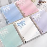 ราคา Binder หมายเหตุหนังสือ A5/B5 เกลียวโน้ตบุ๊คสีพาสเทลปกอ่อน 60 แผ่น Bku หมายเหตุ Aesthetic Binder โรงเรียนสํานักงานโน้ตบุ๊ค (45750098243)