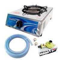 ราคา Lucky flame เตาแก๊สตั้งโต๊ะ อินฟาเรด AT-101I+หัวปรับ L-325S (55008233)