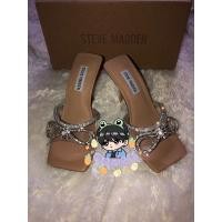 ราคา STEVE MADDEN EMBELLISH SANDALS HEELS SIZE 6 (28015217798)