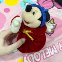 ราคา (มือ2, ตุ๊กตามือสอง) มิกกี้เมาส์ mickey mouse ชุดพ่อมด ด้านหลังมีซิปใส่เหรียญได้ค่า (22487144014)