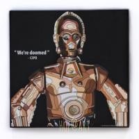ราคา C3PO #1 ซีทีพีโอ หุ่นยนต์ Star Wars สตาร์วอร์ รูปภาพ​ติด​ผนัง​ pop art แต่งบ้าน ของขวัญ กรอบรูป​ โปสเตอร์ (6340848477)