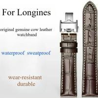 ราคา สําหรับ Longines Master Collection/Conquest/Master Collection Moonphase Series สายนาฬิกาหนังวัวแท้ 18 19 20 21 22 มม. (50005862763)