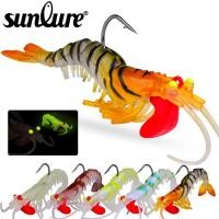 ราคา Jig Head Glow Lure - กุ้งเหยื่อส่องสว่างแบบนิ่ม 5 ส่วนพร้อมตะขอ ใช้งานได้ทั้งน้ำเค็มและน้ำจืด (41876071640)