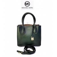 ราคา MICHAEL KORS MERCER แท้ หนังแท้สีเขียว (11065417725)