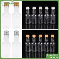 ราคา HOBBYIN 5 ชิ้น Mini ขวดเหล้าชุด, Party Supplies Silver/ Gold Caps ขวดพลาสติก, ทนทาน 60ml ขวดไวน์ขนาดเล็กแอลกอฮอล์ Shot ขวด (41275262618)