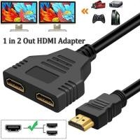 ราคา HDMI Y-HDMI splitter cable 1ออก2จอ full hd 1080p (30cm) (26601516874)