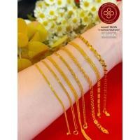 ราคา [RAPASGOLD] - สร้อยคอครึ่งสลึง คละลาย ทองแท้ 96.5% (26131057298)