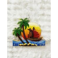 ราคา HD69 - บ้านไม้วาดด้วยมือพร้อมที่ใส่กุญแจต้นไม้ (57654448991)