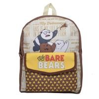 ราคา We Bare Bears Pocket Backpack สีน้ําตาล (24039918242)