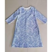 ราคา Zara TRF size M-L เดรสสีฟ้าผ้าหรู (1654638627)