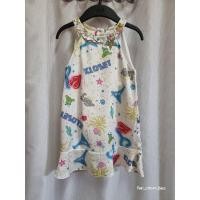 ราคา ชุดเดรสเด็กKloset_5-6Y_แขนกุด (25213676405)